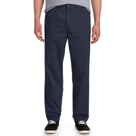 Harbor Bay by DXL Men's Big and Tall Continuous Comfort Pants Peacoat Navy 50 x 28