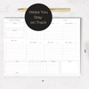Weekly Planner pad - Weekly Calendar Notepad with 52 Tear-Off