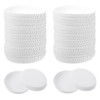 FERCAISH Disposable Paper Recycled Drinking Lids Coffee Hot Cups Lids