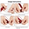 120pc White No-Residue Replaceable Tape Tabs for Human Hair Extensions