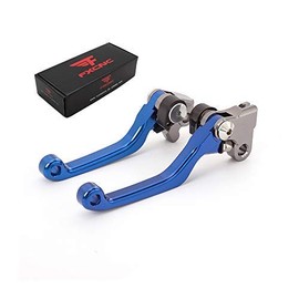 FXCNC Aluminum Dirt Bike Pivot Brake Clutch Levers for Yamaha YZ125 YZ250 2015-2020,YZ250F 2009-2020,YZ250X 2016-2020,YZ426F YZ450F 2009-2020,YZ125X 2017-2020, YZ450FX 2019-2020, YZ250FX 2020