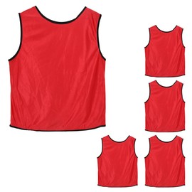 Colorful Bibs Bibs Tank Top Stand Out Lightweight Breathable Team Divided Sports Marathon, red