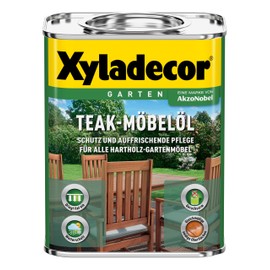 XYLADECOR Teak-Möbelöl farblos 0,75 L / Holzschutz / Holzpflege