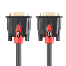 Tainston VGA to VGA Cable HD15 Monitor Cable with Ferrites Male to Male-25 Feet