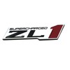 2pcs ZL1 Supercharged Emblem Engine Hood Badge Decal Replacement for