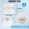 2PCS RV Roof Plumbing Vent Caps Kit with Screen, Camper