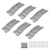 RIMLUFE 6PCS Slab Clamping Dogs for Woodworking Tools, Pinch Dogs