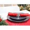 Christmas Concepts® Set of 4 Silver Napkin Rings – Luxury