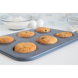 Fox Run Large Muffin Top Pan, 14 x 10.5 x 0.5 inches, Metallic