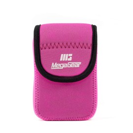 MegaGear MG753 Canon PowerShot SX620 HS, IXUS 180, IXUS 185, IXUS 360 HS, IXUS 190 is, IXUS 170 is, SX610 HS Ultra Light Neoprene Camera Case - Hot Pink