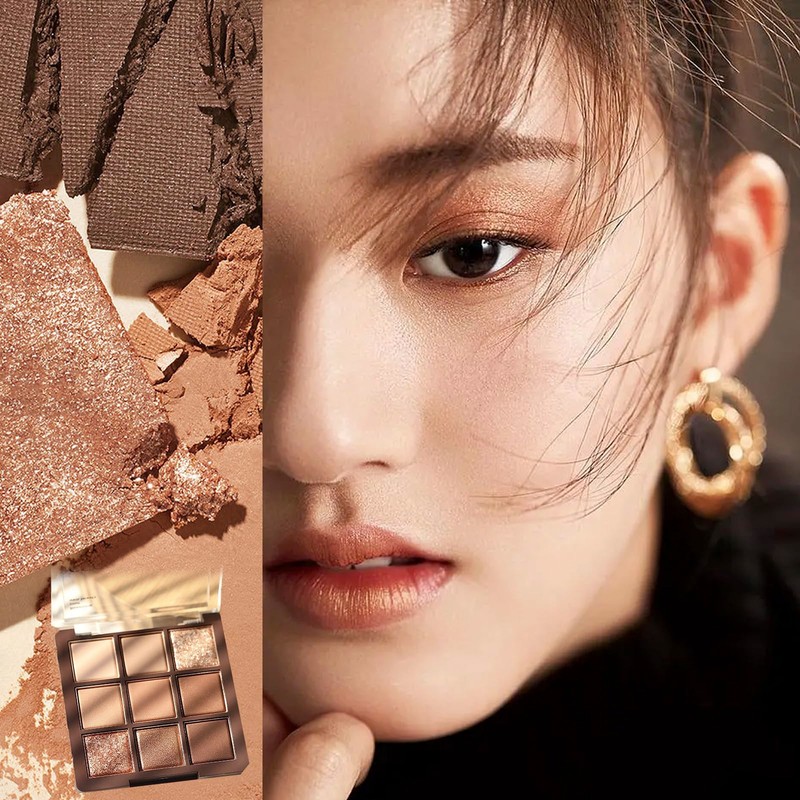 Brown Eyeshadow Palette, Matte Glitter Nude Cream Eye Shadow Palettes