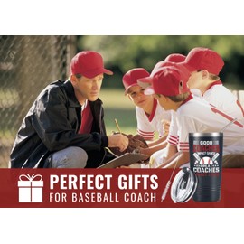 Onebttl Baseball Coach Gifts, Funny Gift Idea for Appreciation, Christmas, Birthday, 20oz Stainless Steel Insulated Tumbler Travel Mug