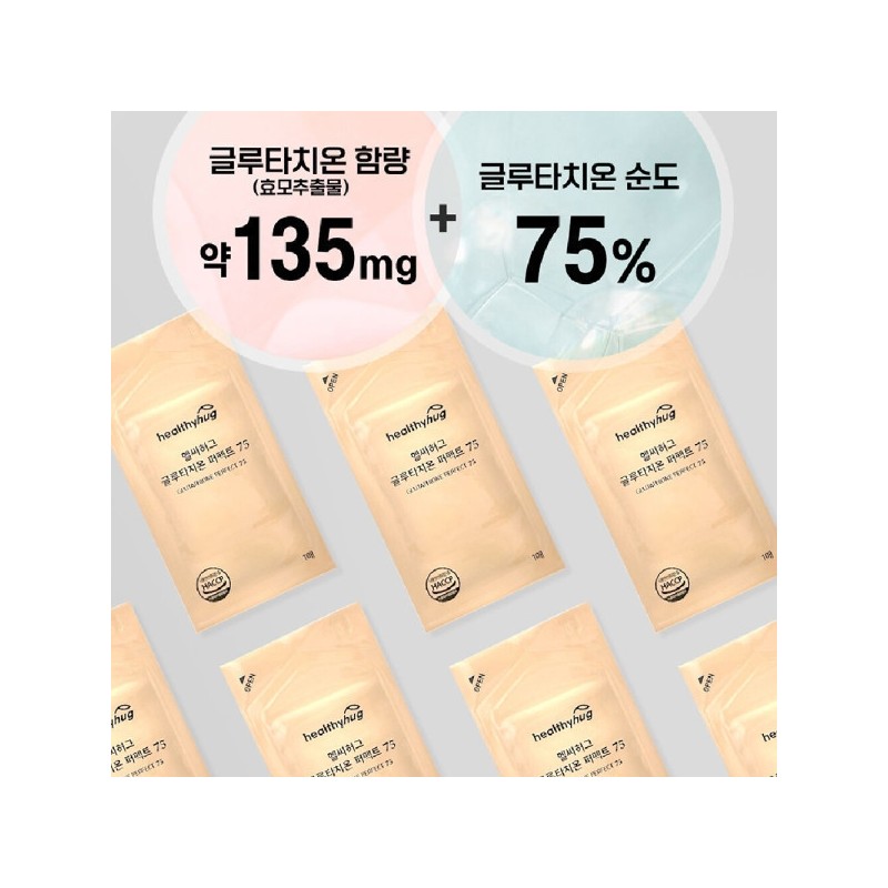 Glutathione Film Perfect 75 High Content Purity 75% Collagen Vitamin