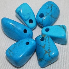 Stone Distribution Center: Pendant: Tumbled Howlite Turkish Natural Stone Power Stone