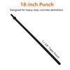 Victeut Pneumatic Taper Punch, 3/8'' Point Tip, 18'' Long, 0.401"