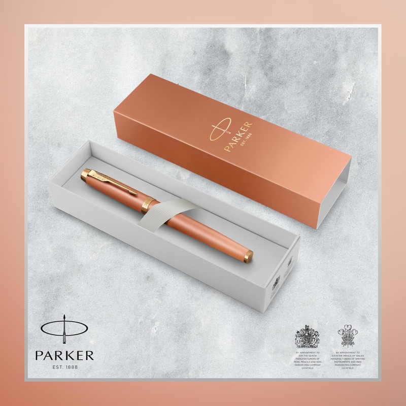 Parker IM Writing Rituals Fountain Pen, Vibrant Orange Case with