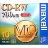 maxell CDRW MQ Series CDRW80MQ1P10S CD-RW Disc (700MB/10pcs)