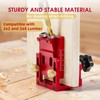 3-in-1 Pocket Hole Jig Kit for Woodworking: Accurate Angled Carpentry