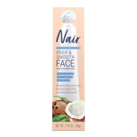 NAIR PREP & SMOOTH FACE HAIR REMOVER SENS 1.76OZ