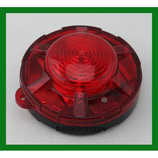Maxxima 3.50" Red Round Battery Operated Emergency Magnetic Flashing Light