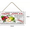 Twisted R Design Crisp Apples Printed Handmade Sign