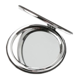 Nicear Compact Mirror, Makeup Mirror, Black Travel Cosmetic Mirror, Double Sided Mirror, Portable Folding Mirror, Small Magnifying Mirror for Women and Girls