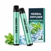 Herbal Diffuser Pen 2 Pack, Mint Non-Electric Personal Aroma Stick
