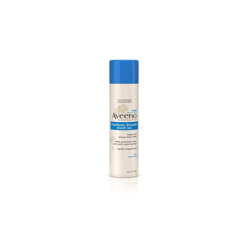Aveeno Gel de afeitado hidratante positivamente suave, 7 onzas.