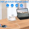 XBA Pop Up Outlet with 15W Wireless Charger, 4 AC