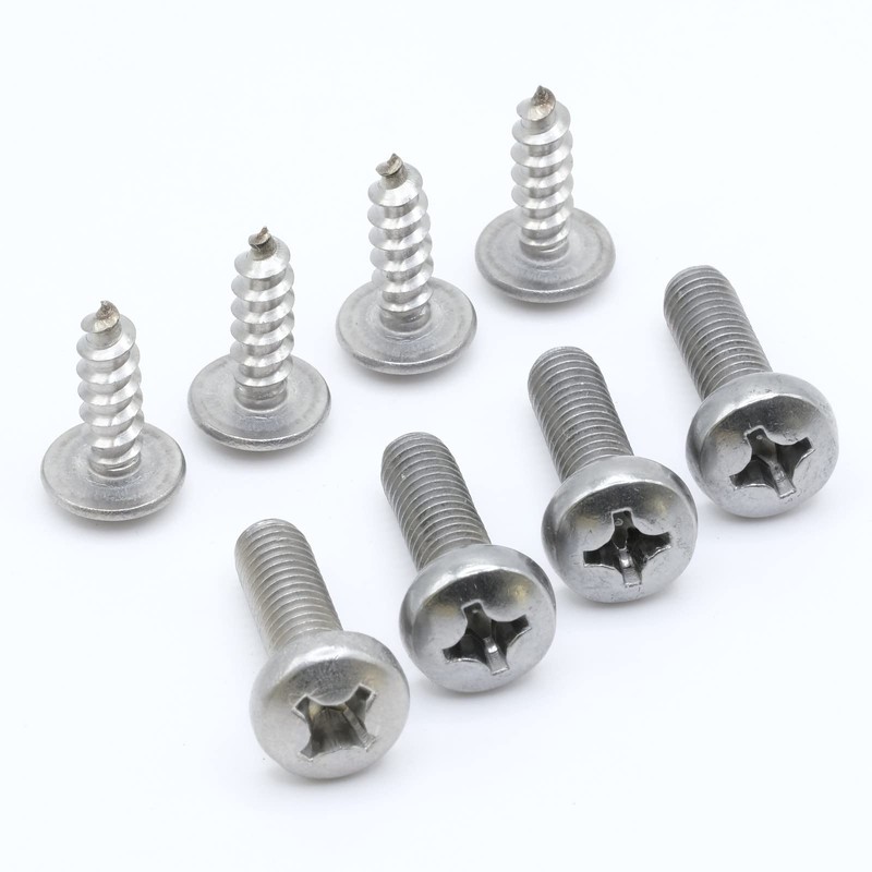ReplacementScrews License Plate Screws Compatible with Honda Element - Stainless