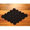 PRIM WOOL FELT PENNY RUG TABLE RUNNER CANDLE MAT GREAT