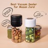 Fully Automatic Mason Jar Vacuum Sealer Kit - Auto Stop