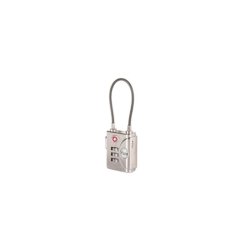 Yale TSA Approved Cable Luggage Locks with Combination for Travel,