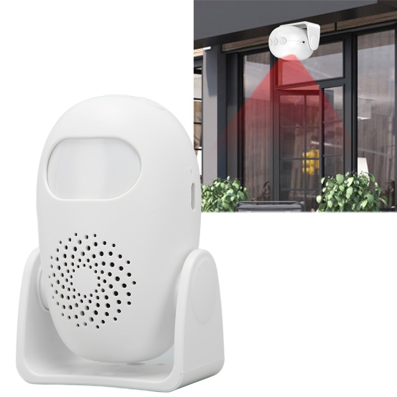 Wireless Intelligent Welcome Doorbell Infrared Motion Sensor Detector Gate Alert