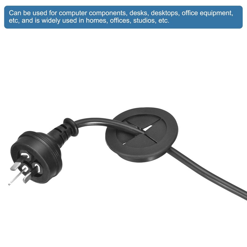 sourcing map 4 Pcs Cable Cord Grommet, 1-1/8 Inch (28mm)