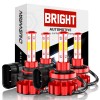CHUSYYRAY For Peterbilt 579 389 LED Combo Bulbs Headlight High