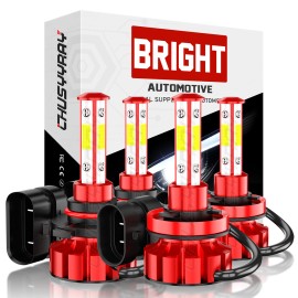 CHUSYYRAY For Peterbilt 579 389 LED Combo Bulbs Headlight High Low Beam 9005 + H11