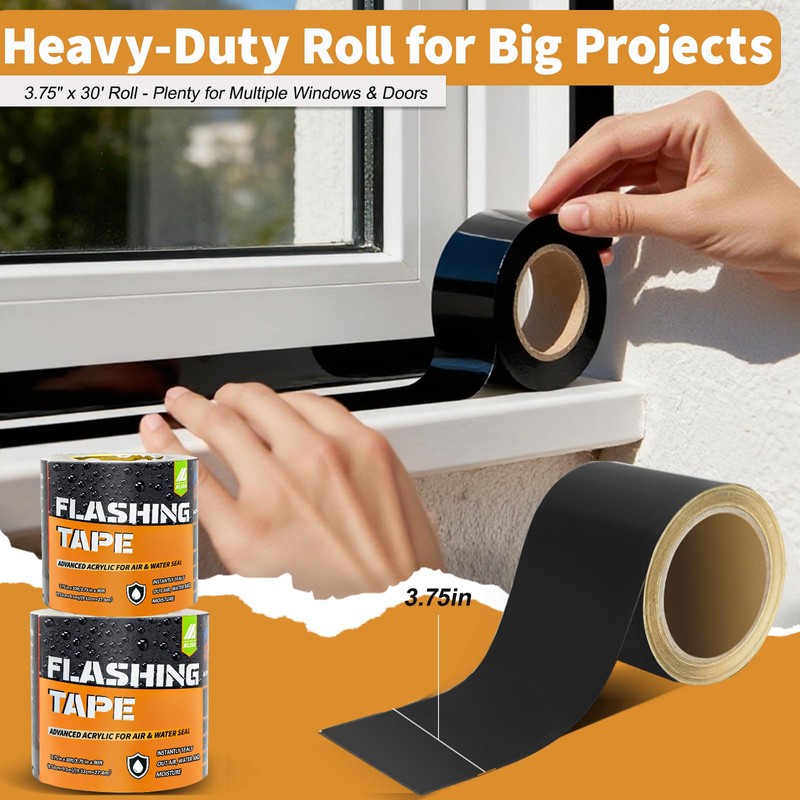 JKLESA Flashing Tape for Windows and Doors, 3.75 in x