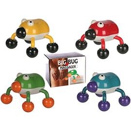 Novelty Funky and Fun Green Hand Held Bug Massager - Mans / Mens Perfect Ideal Christmas Present / Gift / Stocking Filler Ideal Gift to Pamper Someone