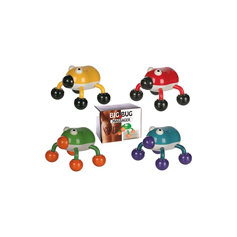 Novelty Funky and Fun Green Hand Held Bug Massager -