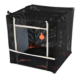 Charmoon Shooting Target Box, 11.8 inches (30 cm), Foldable, Portable, Silent Net, No Recovery, Air Gun, Shooting, Airsoft, 11.8 x 11.8 x 11.8 inches (30 x 30 cm), Black)