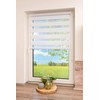 K-home Madrid Klemmfix Double Roller Blind, No Drilling Required, White,