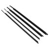 munirater 4Pcs Outside Part Weatherstrip Window Moulding Trim Seal Belt