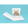 Watercolour Style Fox Happy Birthday Greetings Card - Inside reads: