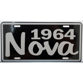 1964 64 Nova Metal License Plate Ss Super Sport Chevy TAG 6 X 12 HOT Rod Muscle CAR Classic Museum Collection Novelty Gift Sign