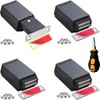 Magnetic Push to Open Cabinet Hardware CBRIVE 4Pack Heavy Duty