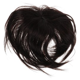 Healeved Hair Topper Ballet Hairpiece Human Hair Topper Wiglet Thin Cover Easy Clip