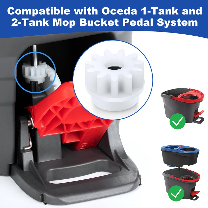 Spin Mop Bucket Replacement Gear Compatible with O Cedar Mop