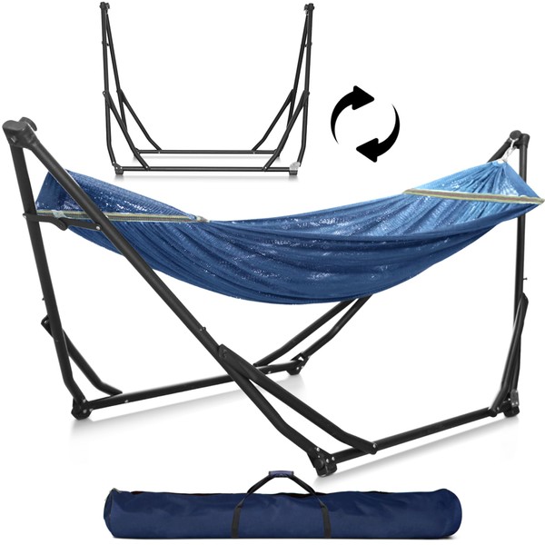 Tranquillo UniGen 2 in 1 Double Hammock with Stand, Foldable