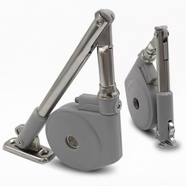 Front Desk Soft Open Cabinet Hinge Pull-Down, 105 ° Pull-Down Support Hinge, Slowly Placed and Unfolded downwards, MEIYOULE Specially Designed for Opening lid Doors downwards (2-Piece Set)